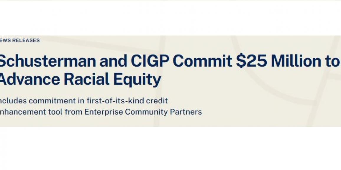 Schusterman and CIGP Commit $25 Million to Advance Racial Equity