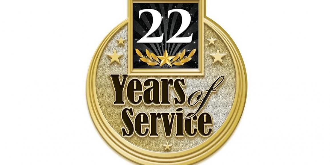 Celebrating 22 Years of Service!